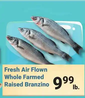 Times Supermarkets Fresh Air Flown Whole Farmed Raised Branzino offer