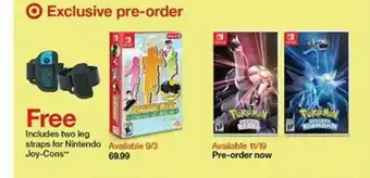 Target Exclusive Pre-order offer