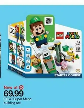 Target Lego Super Mario Building Set 69.99 offer