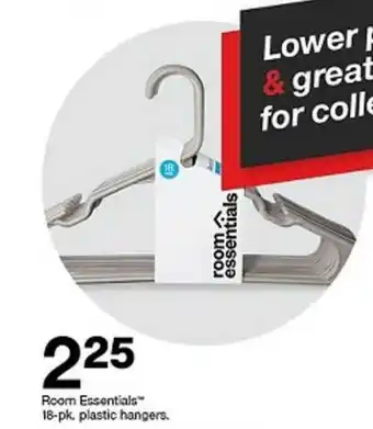 Target 2 25 Room Essentials 18-pk Plastic Hangers offer
