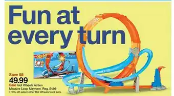 Target Hot Wheels Action Massive Loop Mayhem 49.99 offer