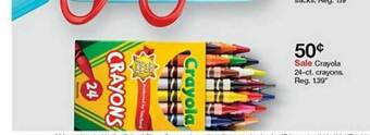 Target Crayola 24-ct. Crayons offer