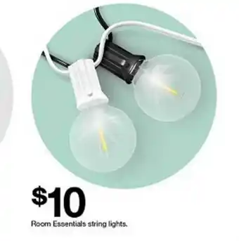 Target Room Essentials String Lights $10 offer