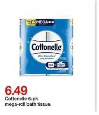 Target 6.49 Cottonette 6-pk Mega-roll Bath Tissue. offer