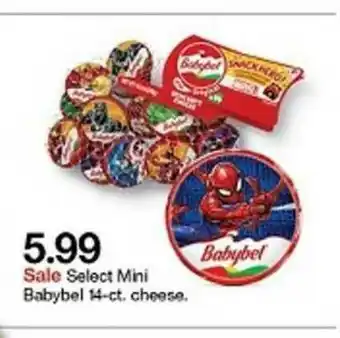 Target 5.99 Sale Select Mini Babybel 14-ct, Cheese. offer