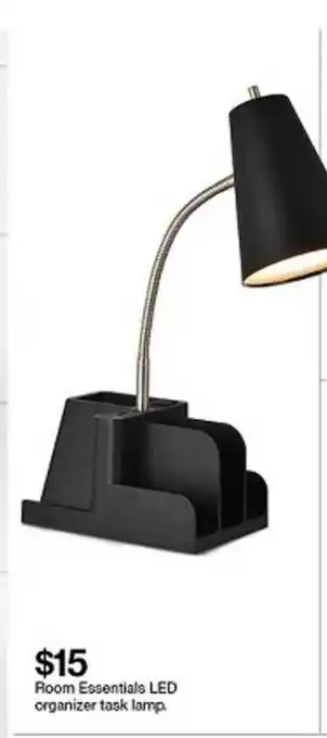 Target $15 Room Essentials Led Organizer Task Lamp. offer