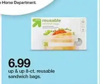 Target 6.99 & Up 8-ct Reusable Sandwich Bags. offer