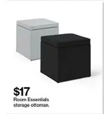 Target $17 Room Essentials Storage Ottoman. offer