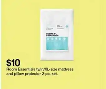Target $10 Room Essentials Twin-xl-size Mattress And Pillow Protector 2-pc. Set. offer