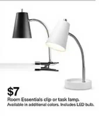Target $7 Room Essentials Clip Or Task Lamp. offer