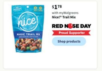 Walgreens Nice!® trail mix offer