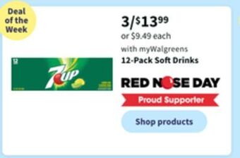 Walgreens 12-pack soft drinks offer