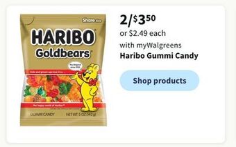 Walgreens Haribo gummi candy offer