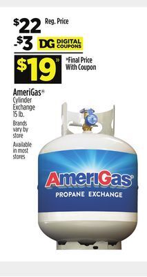 Dollar General Amerigas® cylinder exchange offer