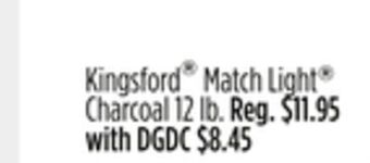 Dollar General Kingsford® match light charcoal offer