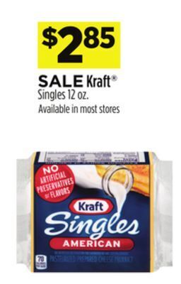 Dollar General Kraft® singles offer