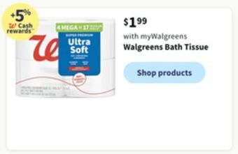 Walgreens Walgreens bath tissue offer