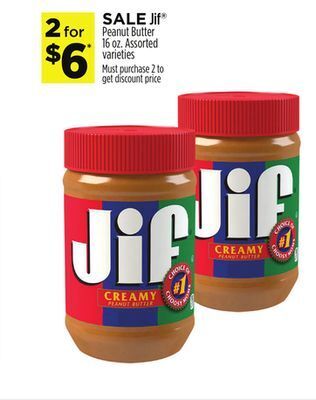 Dollar General Jif® peanut butter offer