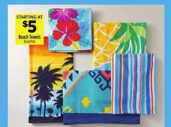 Dollar General Beach towels offer