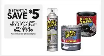 Dollar General Flex seal® products offer