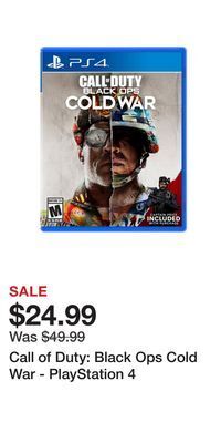 Game Stop Call of duty: black ops cold war - playstation 4 offer