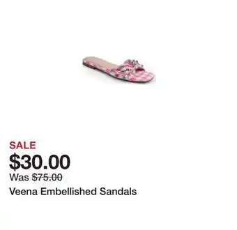 Belk Veena embellished sandals offer