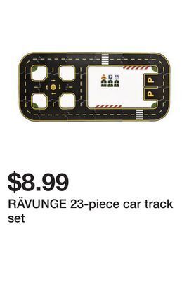 Ikea Rävunge 23-piece car track set offer