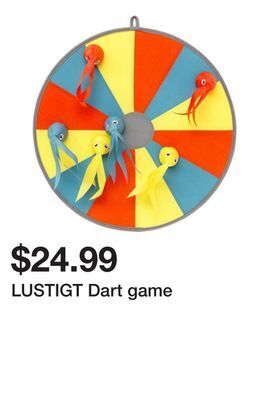 Ikea Lustigt dart game offer