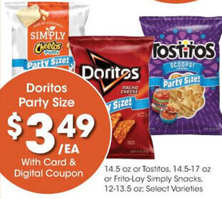 Kroger Doritos Party Size! offer
