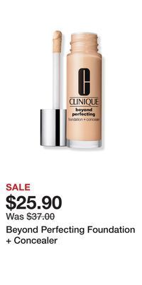 Ulta Beauty Beyond perfecting foundation + concealer offer