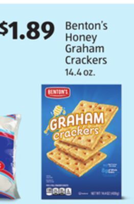 Aldi Benton's honey graham crackers offer