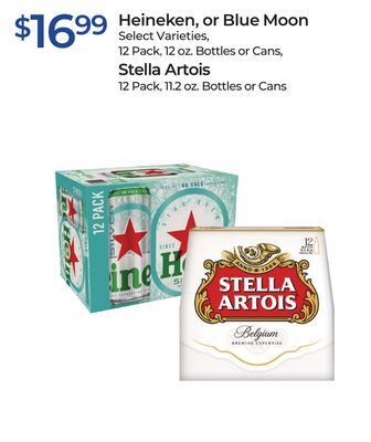 Rite Aid Heineken, or blue moon, stella artois offer