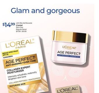 Rite Aid L'oréal skin care offer
