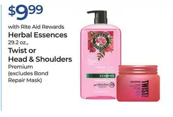 Rite Aid Herbal essences, twist or head & shoulders offer