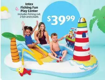 Aldi Intex fishing fun play center offer