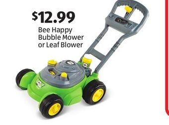 Aldi Bee happy bubble mower or leaf blower offer