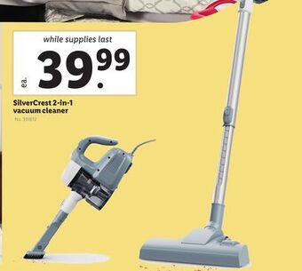 Lidl Silvercrest 2-in-1 vacuum cleaner offer