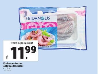 Lidl Eridanous frozen octopus tentacles offer