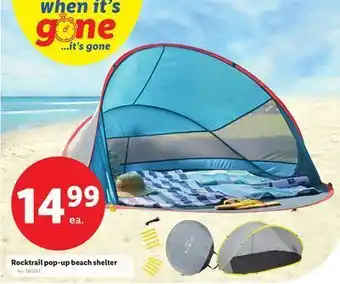 Lidl Rocktrail pop-up beach shelter offer