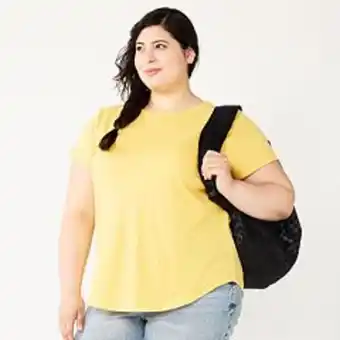 Kohl's Juniors' plus size so® favorite crewneck short sleeve tee offer
