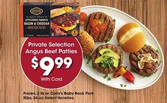 Kroger Private selection angus beef patties offer