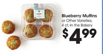 Kroger Blueberry muffins offer