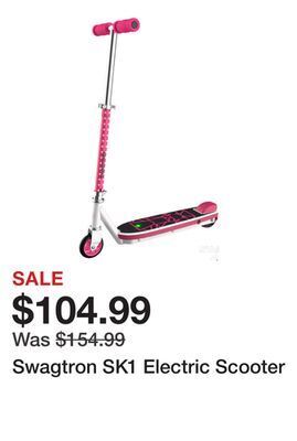 Dick's Sporting Goods Swagtron sk1 electric scooter offer