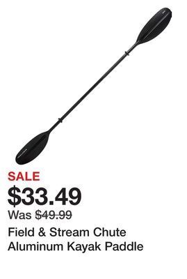 Dick's Sporting Goods Field & stream chute aluminum kayak paddle offer