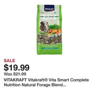 Petsmart Vitakraft® vita smart complete nutrition natural forage blend guinea pig food offer