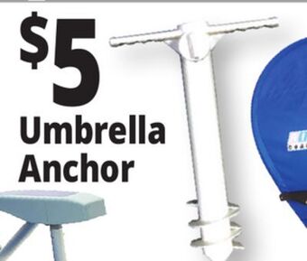 Ocean State Job Lot Beach umbrella anchor offer