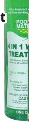 Ocean State Job Lot Pool mate 4-in-1 water treatment, 1 qt offer