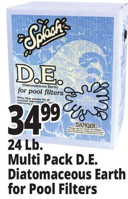 Ocean State Job Lot 24 lb. multi pack d.e. diatomaceous earth for pool filters offer