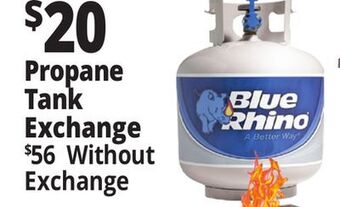 Ocean State Job Lot Propane tank exchange offer