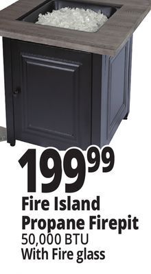 Ocean State Job Lot Fire island propane firepit offer